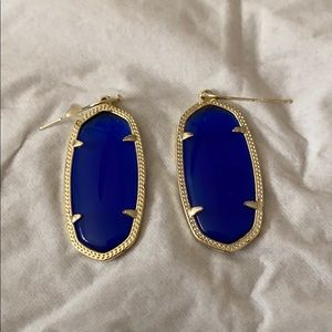 Gold and lapis earings